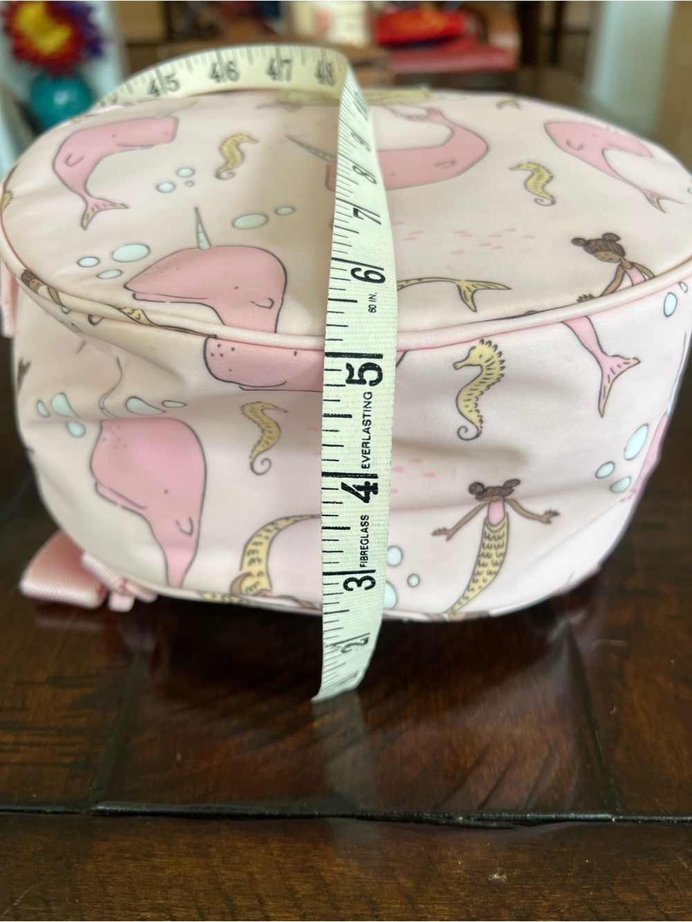 12 Little x Sarah Jane Narwhal Mermaid Mini Backpack Toddler Pink Preschool Bag - Picture 8 of 8
